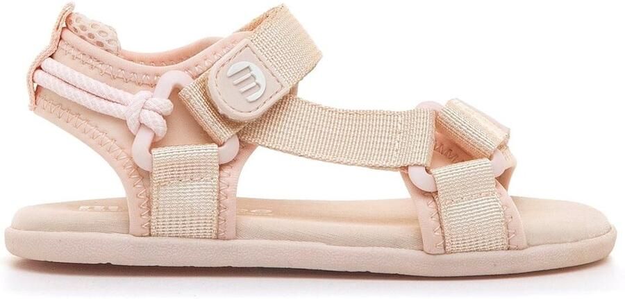 Dailygoods- Kindersandalen Sportief Blotevoetensandalen Groene Sandalen Plakstrips Uitneembare Inlegzolen Mesh-voering