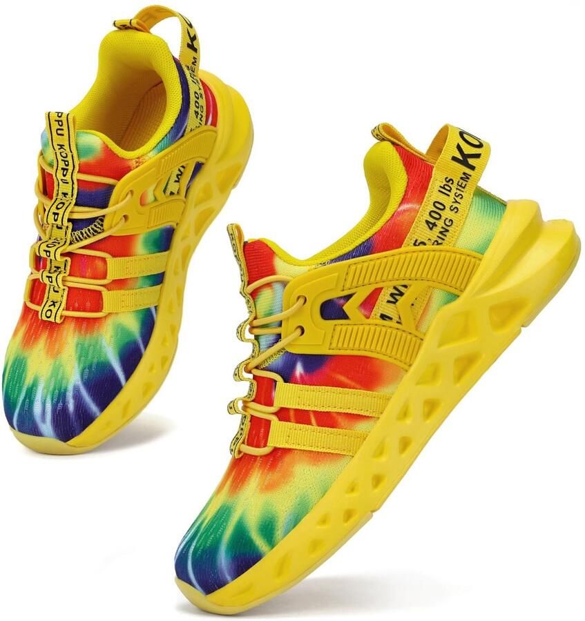 Dailygoods Kindersneakers voor en Ade d en Lichtgewicht Sportschoenen