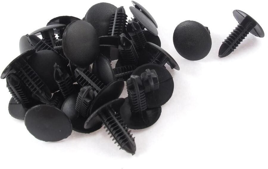 Dailygoods- Klinknagels 5mm Set van 30 Kunststof Autocoating Laarzen Print Nagels