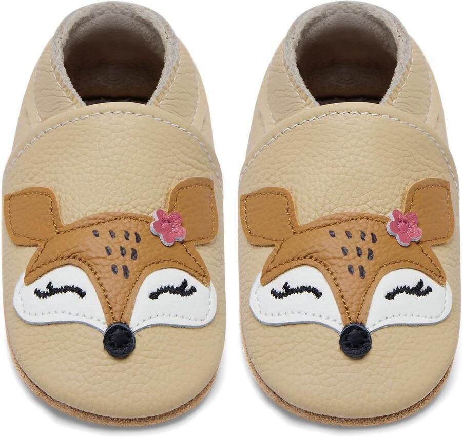 Dailygoods Kruipschoenen Baby Slofjes Zacht Leer voor en