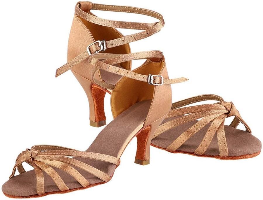 MTTs- Latindansschoenen Zacht Comfortabel Antislip Hak Dames Ballroom Dansschoenen