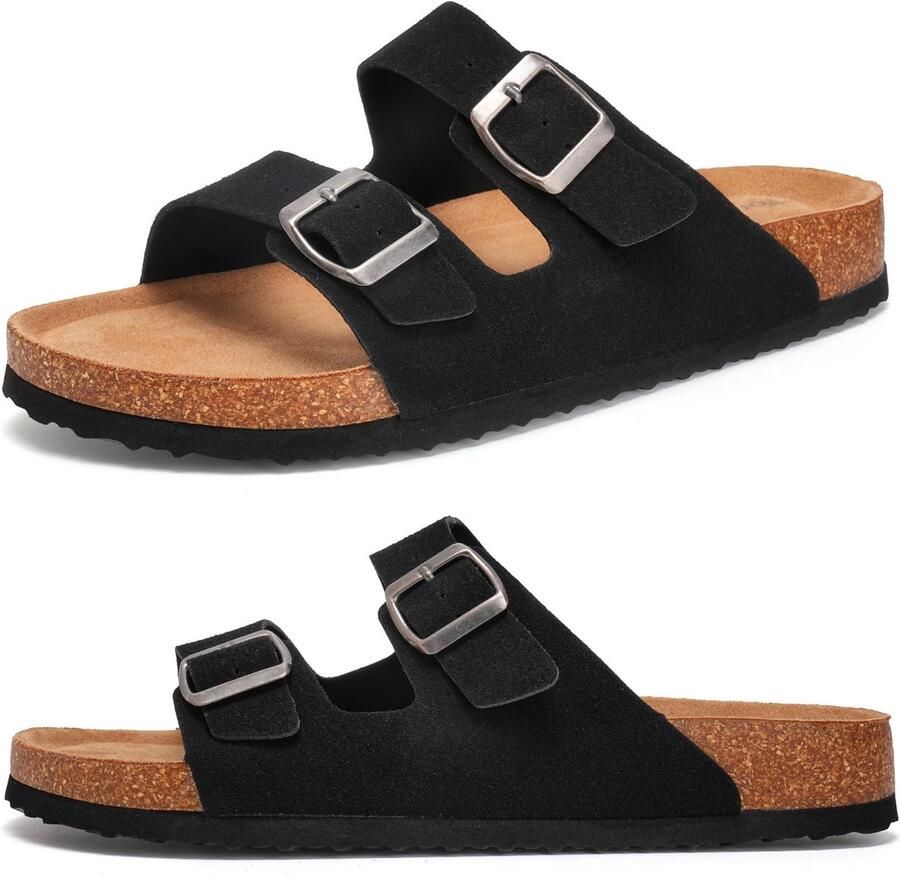 Dailygoods Leren Sandalen Uniseks Antistatische Pantoffels Comfortabele Werkschoenen