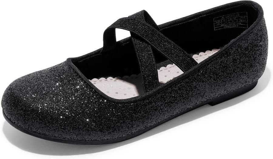 Dailygoods Meisjes Mary Jane Ballet Flats Elegante Flat Schoenen voor Feestelijke Gelegenheden