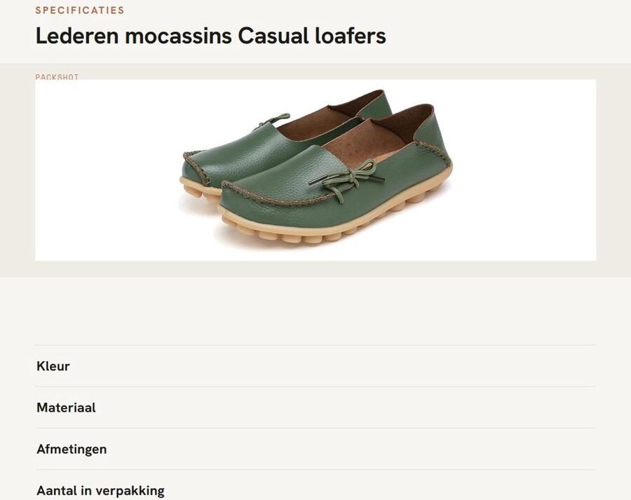 Dailygoods- Mocassins Dames Casual Lederen Slip-On Schoenen Platte Hakken Ronde Teen Comfortabele Loafers met Strik