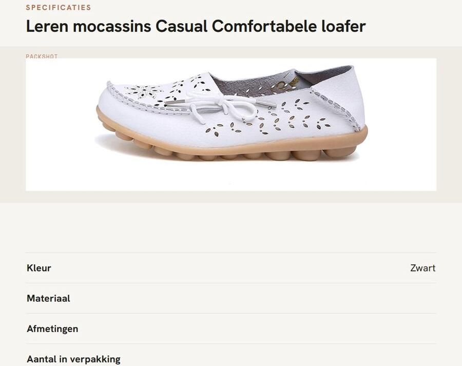 Dailygoods- Mocassins Dames Leren Instappers Comfortabele Loafers Platte Schoenen Slip-On Rijders Casual Ontwerp