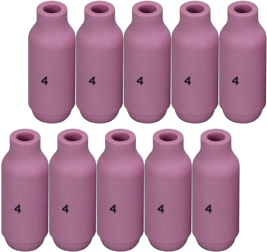 Dailygoods- Mondstukken 10 stuks Keramisch Geschikt voor DB PTA SR WP 17 18 26 Opening 1 4 D6 5*47mm 10N50 4# Lasmondstukken