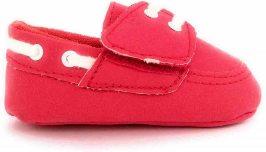 Dailygoods Nautische Babyschoenen Moccasins met Klittenbandsluiting