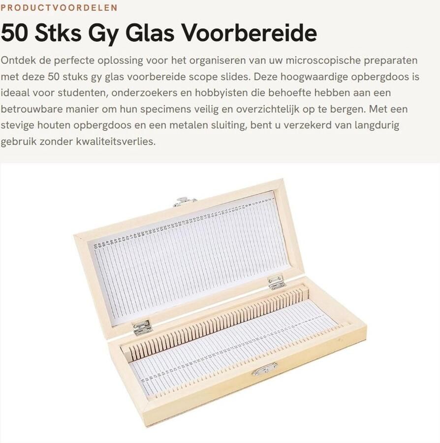 Dailygoods- Opbergdoos Met Metalen Sluiting Opbergdoos Voor Dia's Slide Box Voor Specimens Organiseren En Identificeren Schokbestendig En Duurzaam Diaopbergdoos