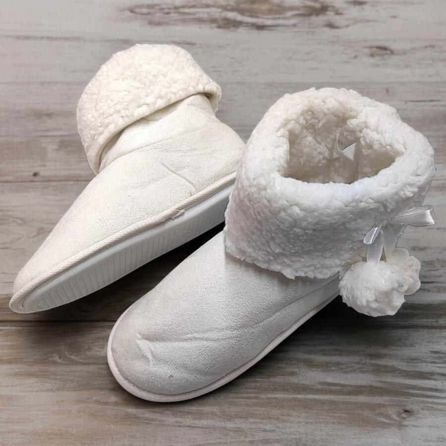 Dailygoods- Pantoffels Dames Zacht Huisschoenen Suède-look