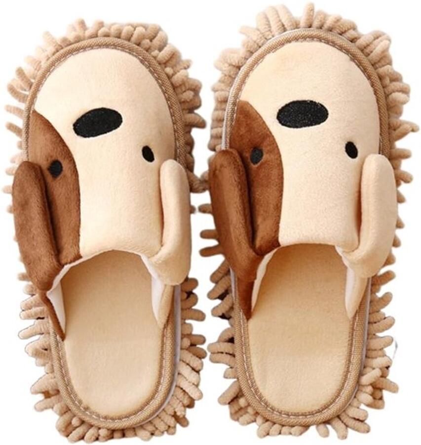 Pantoffels Dikke Comfortabele Stof Cartoon Hond Microvezel Waterabsorptie Stofreiniging Luchtdoorlatendheid Schoenpantoffels
