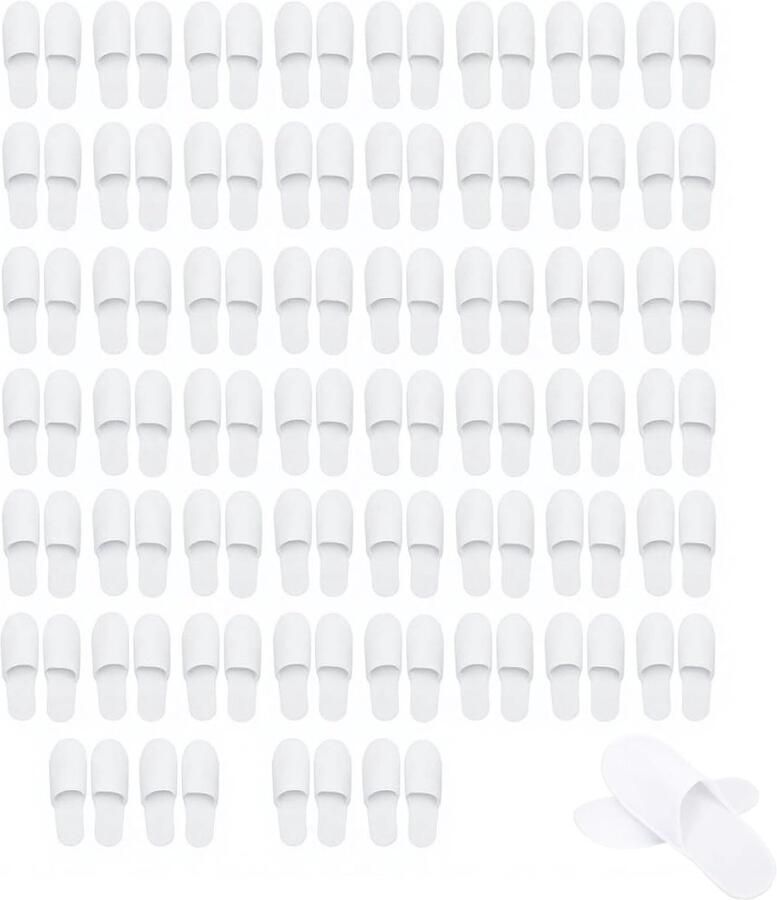 Dailygoods Pantoffels voor Eenmalig Gebruik 52 Paar Hotelpantoffels