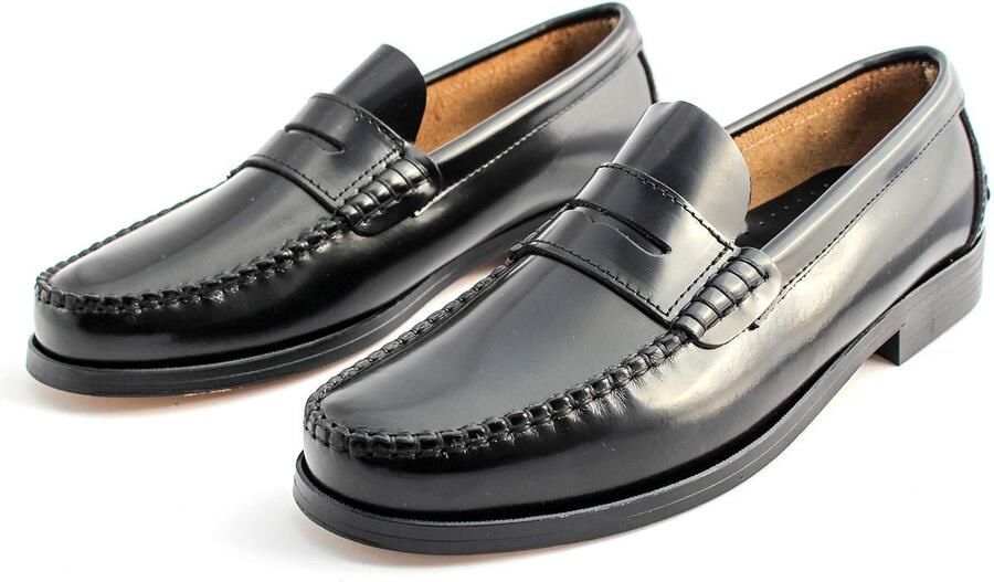 Dailygoods- Penny Loafer handgemaakt leren zool schokbestendig heren schoenen klassieke stijl hoge kwaliteit Herenschoenen