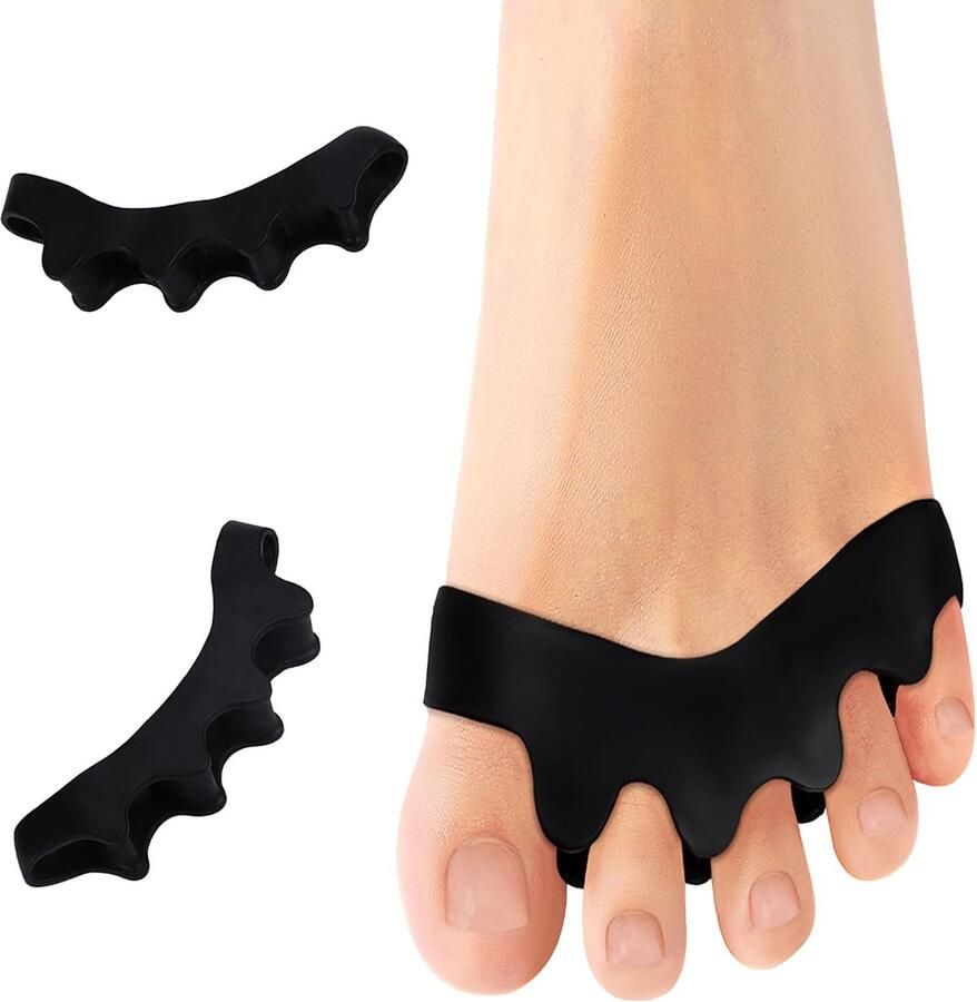 Dailygoods Premium Siliconen Teenslippers voor Volwassenen Comfortabele Teenafstandhouders