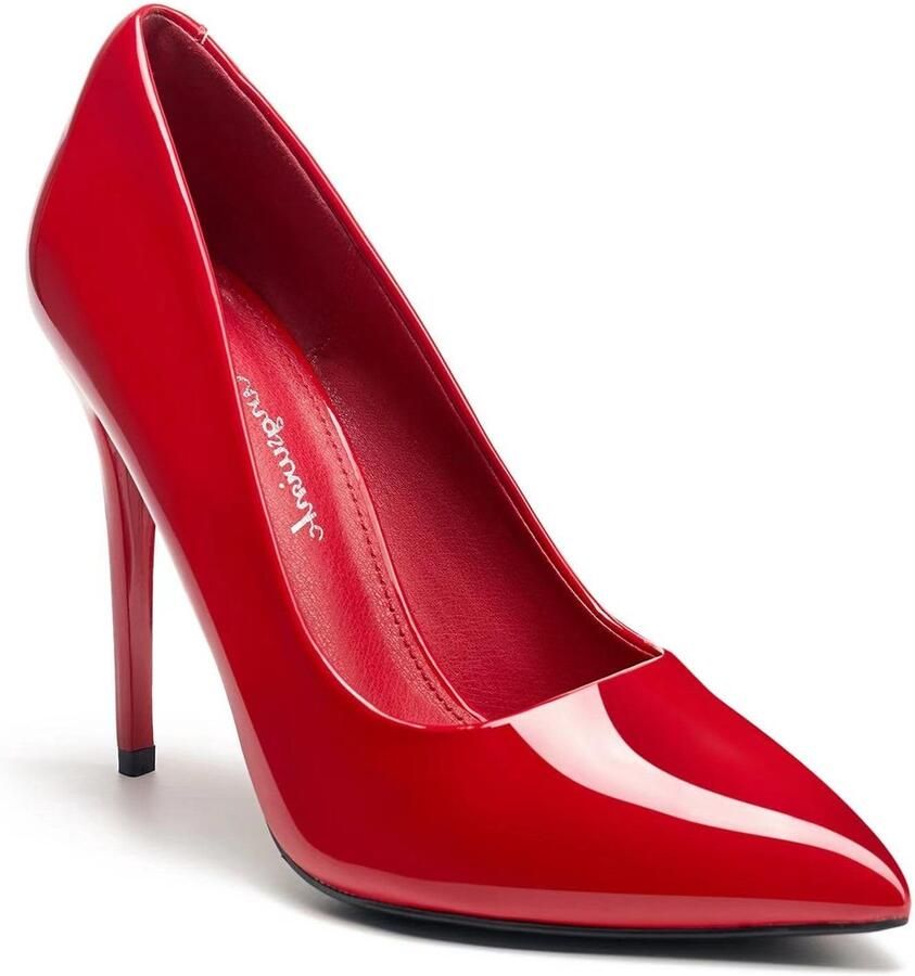Dailygoods- Pumps 4 Inch Hoge Hakken Stiletto Hakken Gesloten Punttoe Sexy Bruiloft Pumps Dames Pumps Comfortabele Pasvorm