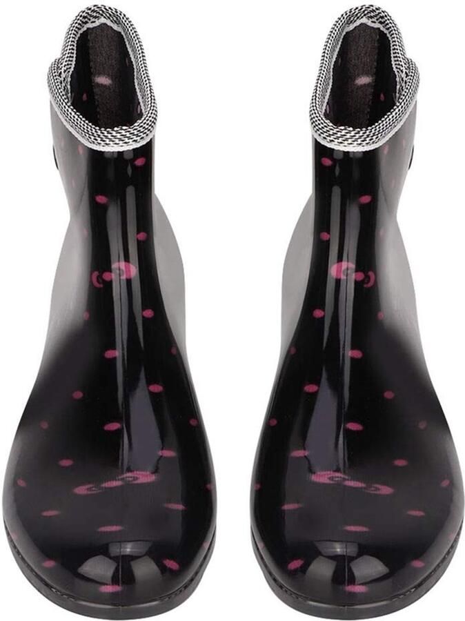Dailygoods- Regenlaarzen Waterdicht Antislip Elegant Design Hoogwaardige PV % Katoenen Voering Comfortabele Pasvorm Regenlaarzen Voor Dames