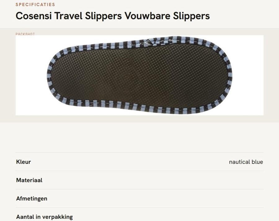 Dailygoods- Reisslippers Lichtgewicht Opvouwbaar Antislip Katoen Inclusief Opbergtas Geschikt voor Reis Hotel Slippers
