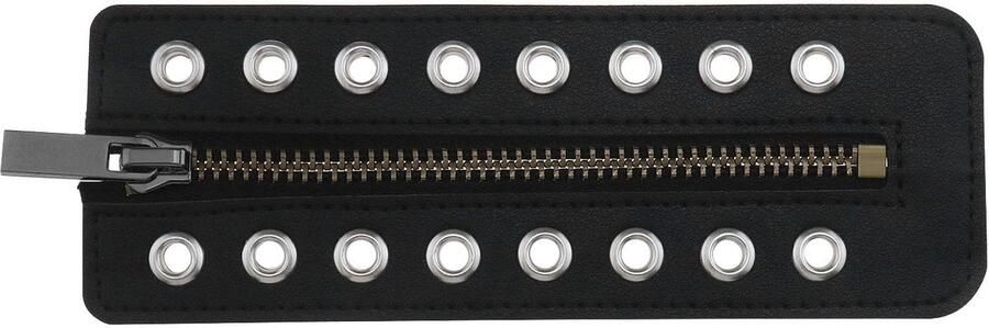 Dailygoods- Rits Inserts Zwart Lederen 8 Paar Oogjes Geschikt Voor Winter Laarzen Sportschoenen Wandelschoenen Duurzaam En Waterdicht Schoeninzetstukken
