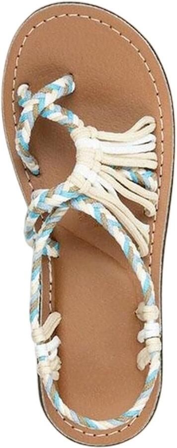 Dailygoods- Sandalen Comfortabel Zomer Sandalen Casual Schoenen Open Enkelband Plus Size Gemengde Kleuren Dameschoenen