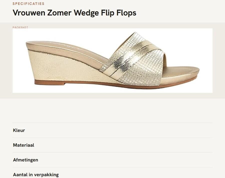 Dailygoods- Sandalen Dames Zomer Wedge Flip Flops Casual Elegante Slides Bling Bovenwerk Zachte Rubber Zool