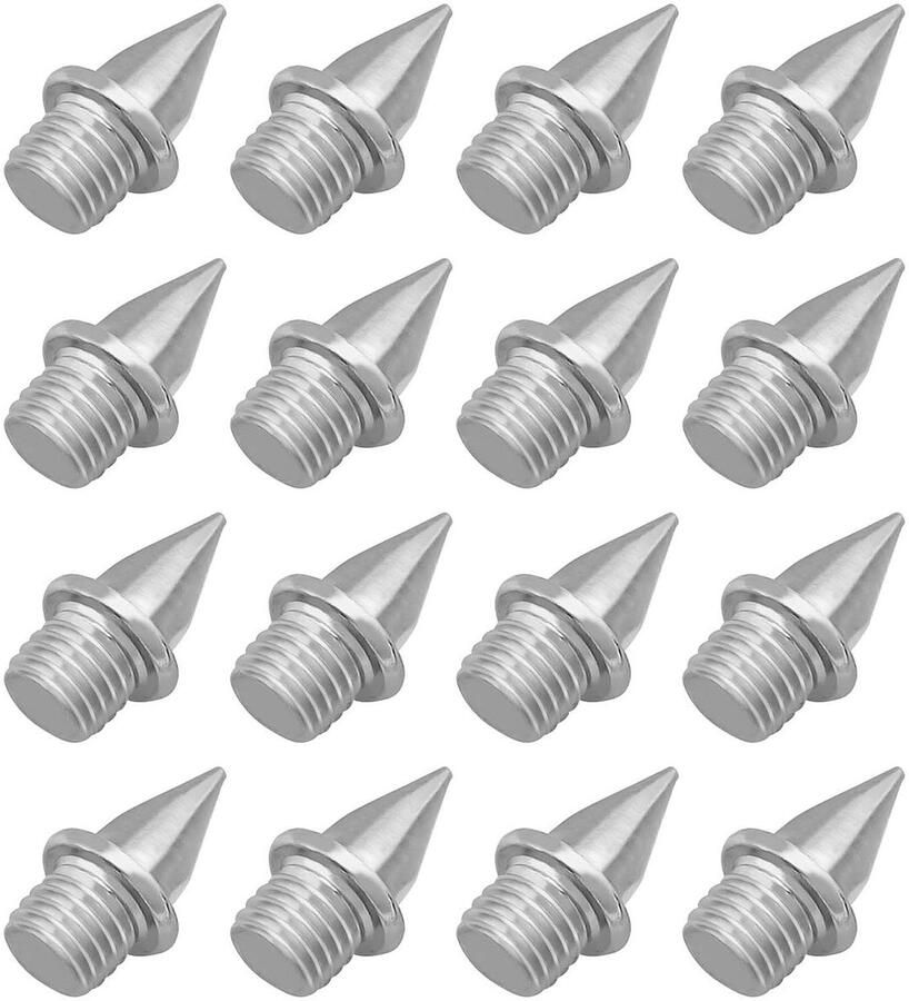 Dailygoods- Schoen Spikes 28 Stuks Verbeterde Tractie Duurzaam Staal Voor Competitie Training Geschikt voor Hardlopen Veiligheid en Balans Atletiekspikes