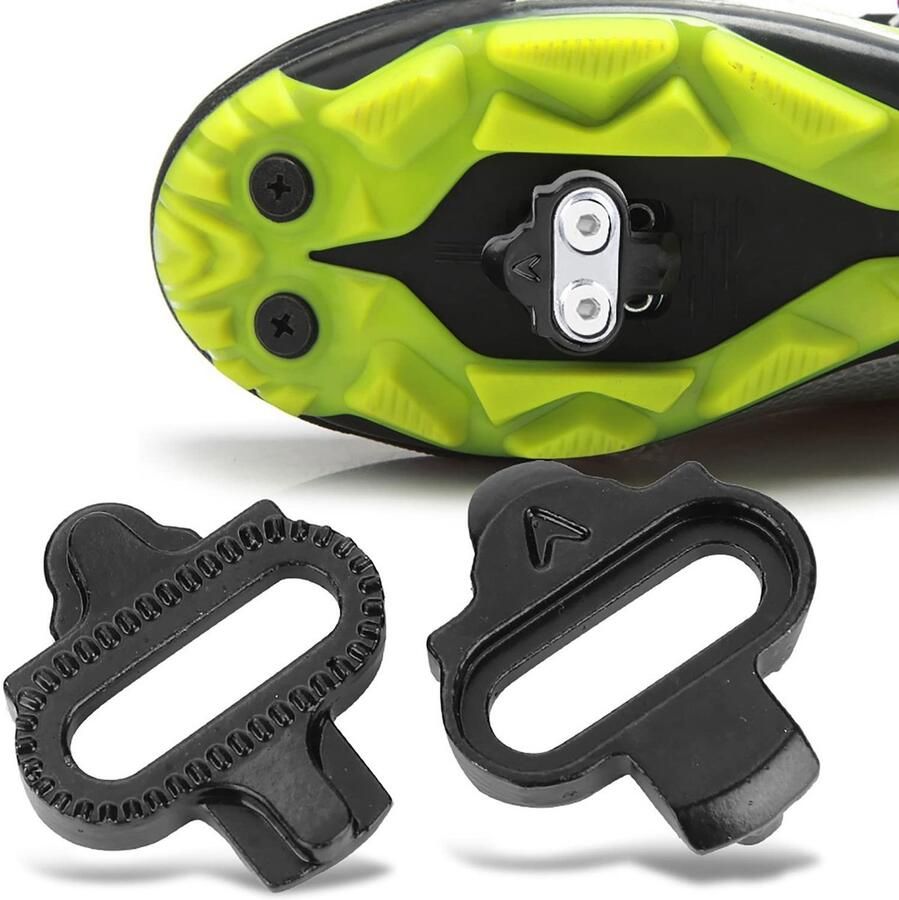 Dailygoods- Schoenplaatjes voor Fietsschoenen Stalen Schoenplaatjes SPD Schoenplaatjes Schroefbouten Mountainbike Compatibel met M094 823 WM001 M19 W01 M17C Fietsplaatjes