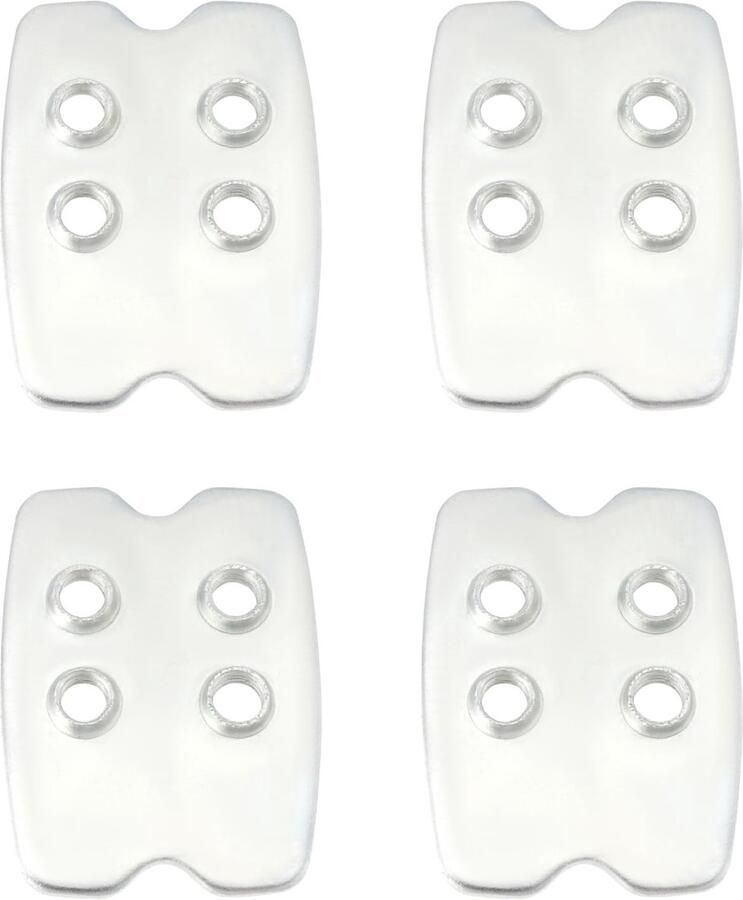 Cosensi- Schoenplaten 4 Stuks Compatibel met Shimano SPD SM-SH51 SM-SH52 SM-SH55 SM-SH56 Metalen Constructie 29 4x39 3 mm Verbeterde Stabiliteit Fietsschoenen