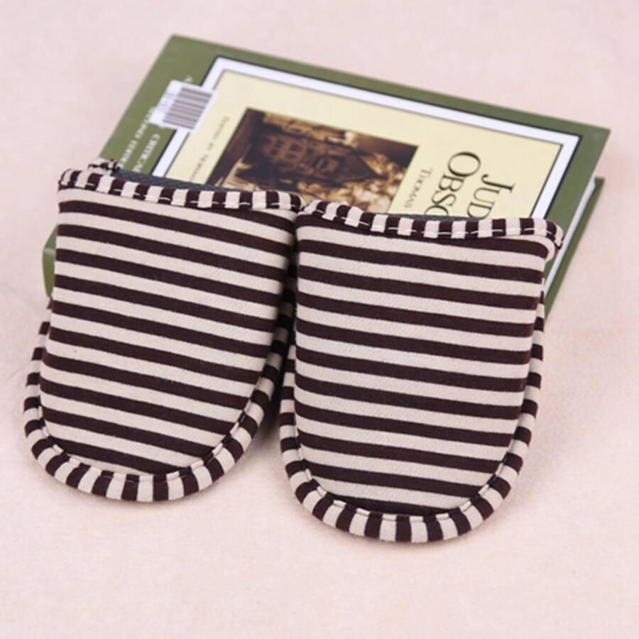 Dailygoods- Slippers Dames Opvouwbaar Antislip Katoen Binnen Reusable Lichtgewicht Huispantoffels