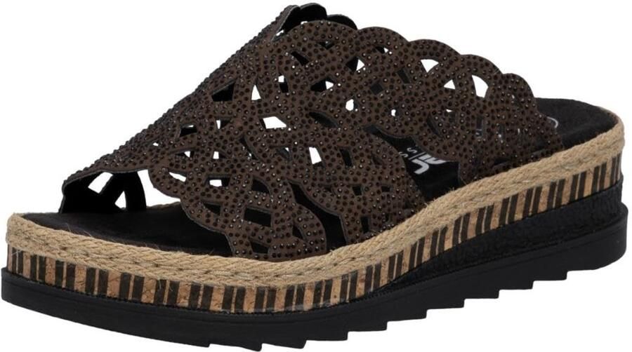 Dailygoods- Slippers Dames Schokbestendig Antislip Lichtgewicht Zachte Binnenzool Mode met Strass Mules