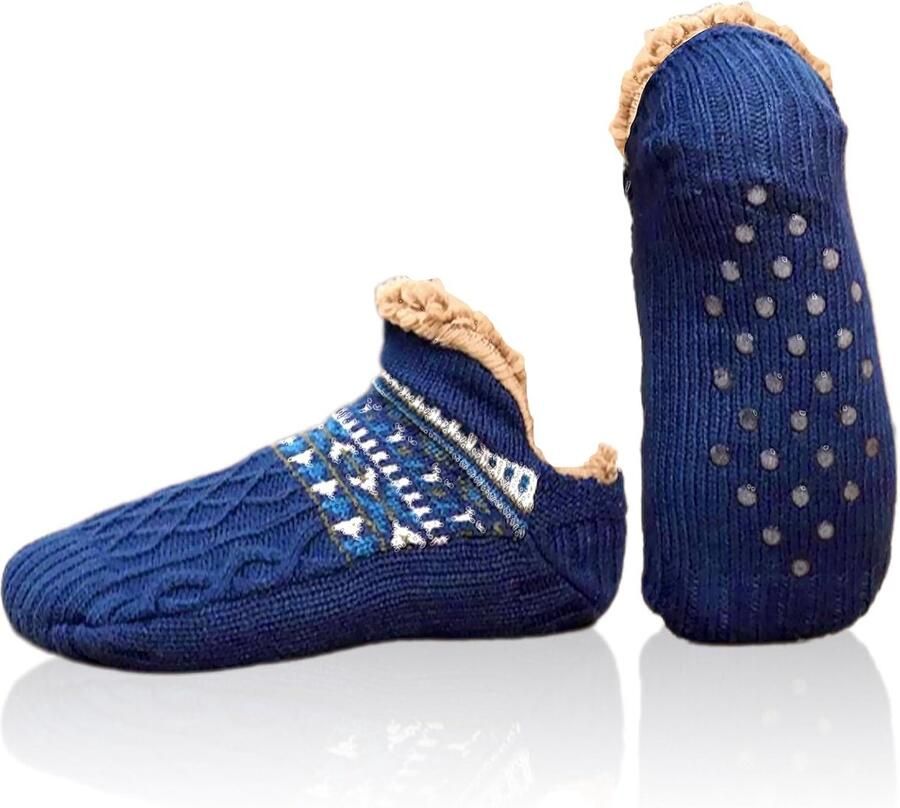 Dailygoods- Slippers Warm Slippersokken Antislip Fleecevoering Acryl Geschikt voor Yoga Sokken