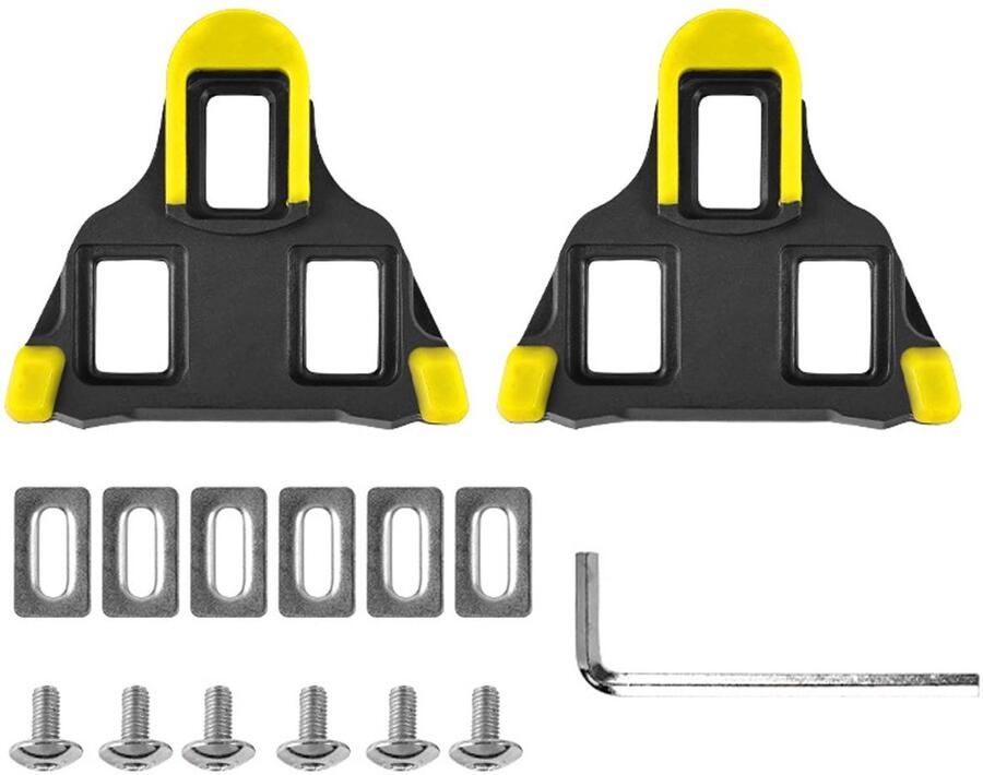 Dailygoods- SPD Cleats Verstelbare Klittenbandsluitingen Snelsluitsysteem Ergonomisch Voetbed Antislip Profiel Ideaal voor Wedstrijdfietsen Fietsschoen
