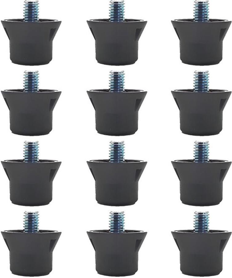 Dailygoods- Spikes 12 Stuks Vervangende Noppen Slijtvast en