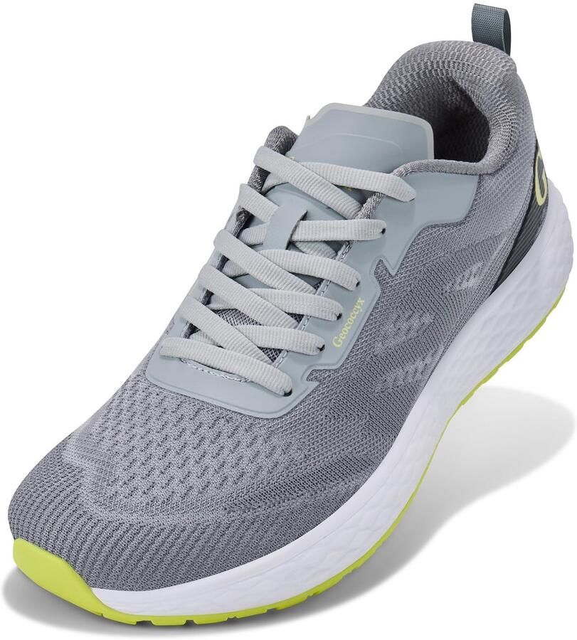Dailygoods- Sportschoenen Heren Ademend Antislip Brede Teenbox Verstelbare Veters Hielbescherming Draagcomfort Sneakers