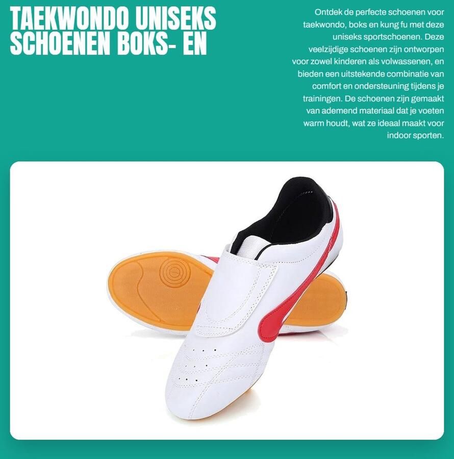 Dailygoods- Sportschoenen Uniseks Taekwondo Boksen Kung Fu Gymnastiekschoenen Voor Kinderen Volwassenen Lichtgewicht en Comfortabel Vechtsportschoenen