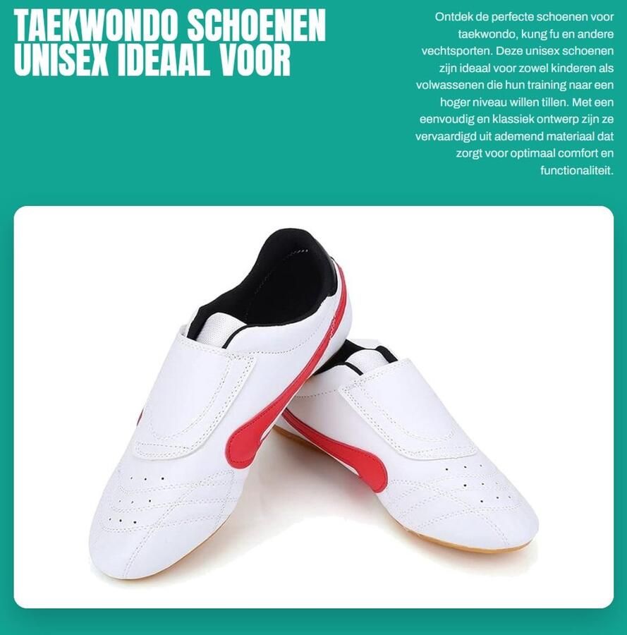 Dailygoods- Taekwondo Schoenen Lichtgewicht Ade d Vechtsport Schoenen Unisex Duurzaam Ideaal voor Training Martial Arts Schoenen