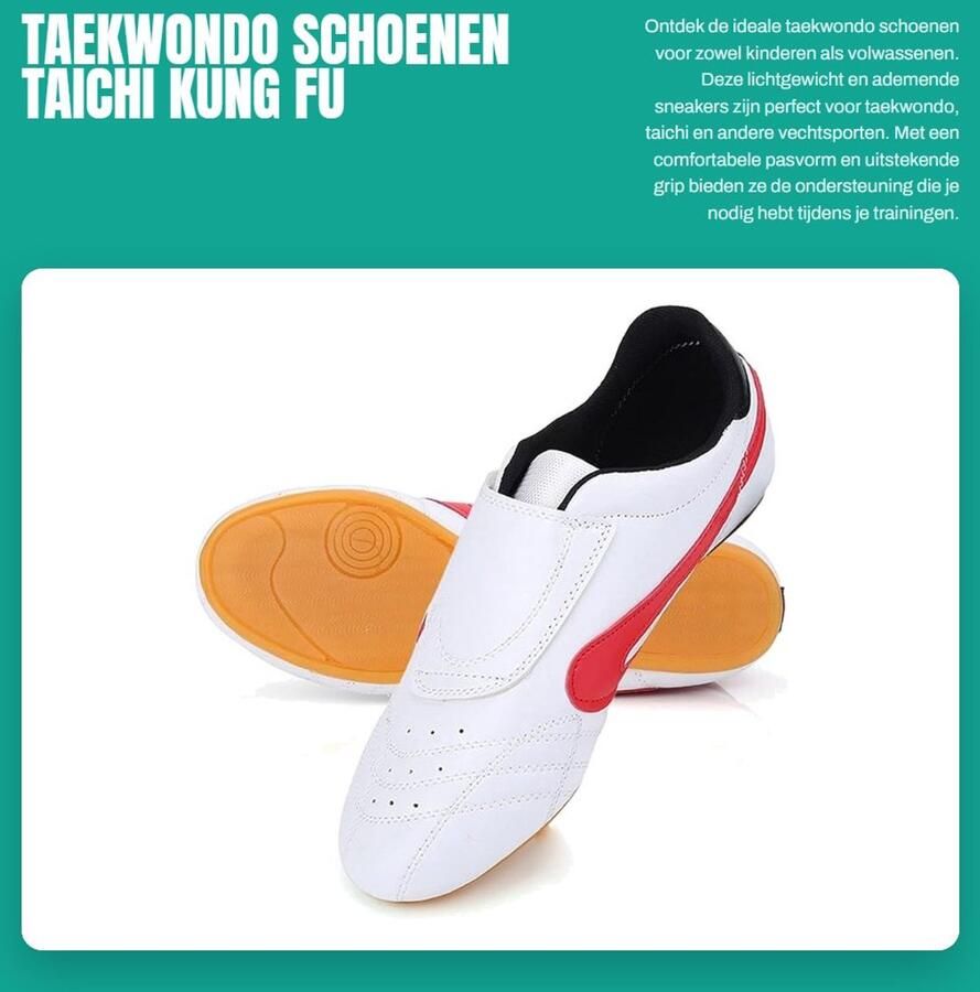 Dailygoods- Vechtsportschoenen Lichtgewicht Ade d Taekwondo Sneaker Boksen Training Uniseks Voor Kinderen Volwassenen Sport Sneakers