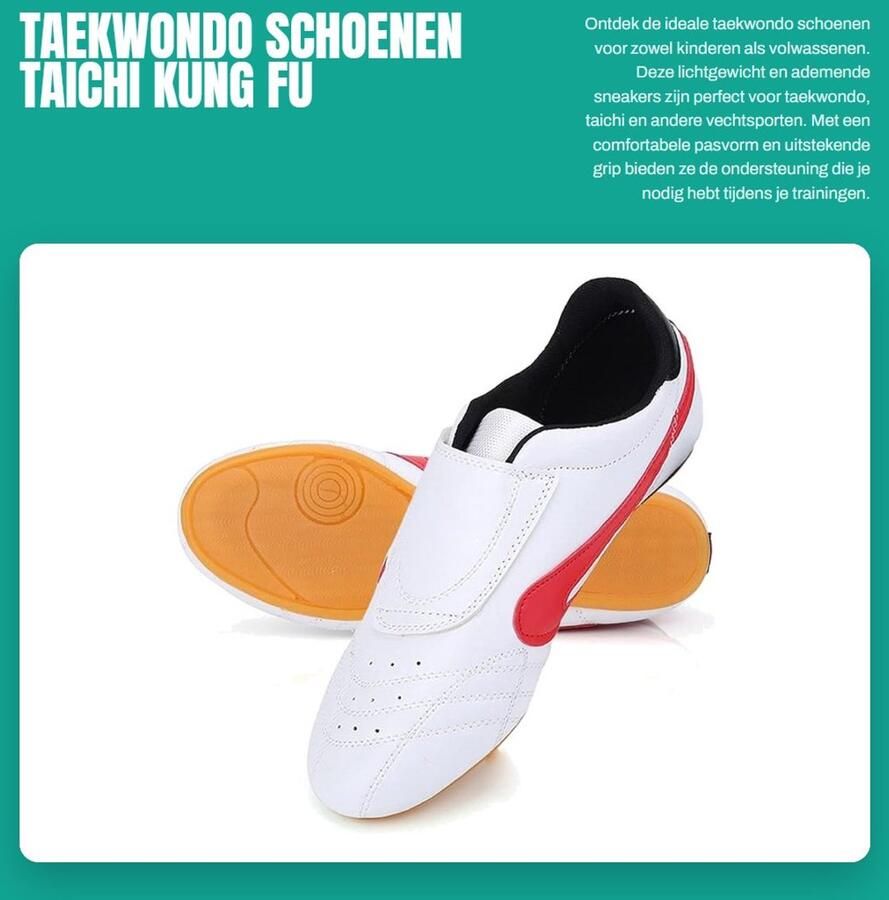 Dailygoods- Vechtsportschoenen Lichtgewicht Ade d Taekwondo Sneaker Boksen Training Uniseks Voor Kinderen Volwassenen Sport Sneakers