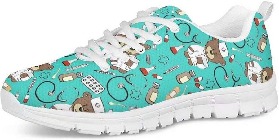 Dailygoods Verpleegsters Schoenen Dames Trainers Lichtgewicht Hardloopschoenen voor Werk en Sport