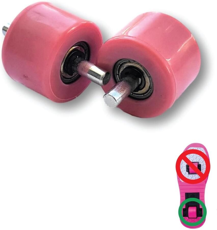 Dailygoods- Vervangingswielen Achterwielen Sportschoenen Automatische Wielen Polyurethaan 32 mm Diameter 6 mm Schacht Schoenwielen