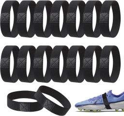 Dailygoods Veters fixeerband voetbalschoenen kinderen veters houder voetbal veterhouder fixeerband voor schoenen tegen losraken van voetbalschoenen sportschoenen hoge hak