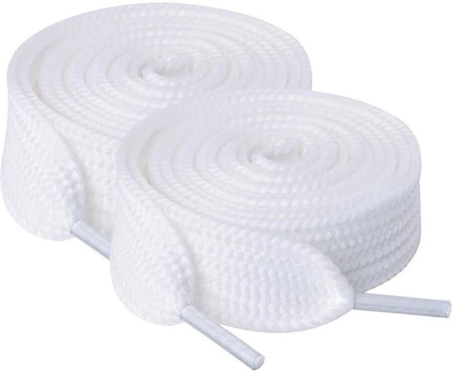Dailygoods- Veterschoenen 20 mm brede veters Reserveveters Hoogwaardig polyester Geschikt voor sneakers loafers Vintage uitstraling