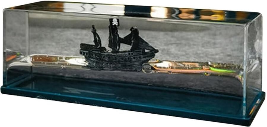 Dailygoods- Vloeistofdriftfles Onzinkbaar Boot Schip Woondecoratie Speelgoed Stressvermindering Ontspanning Driftfles