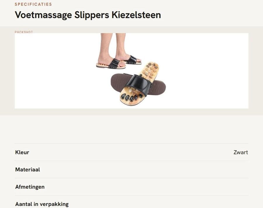 Dailygoods- Voetmassage Slippers Kiezelsteen Acupunctuur Sandalen Reflexologie Schoenen Ontspannende Mat Gezondheidszorg Massage Tools Verstelbaar Ontwerp Massagesandalen