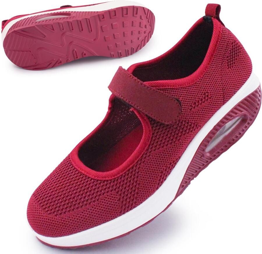 Dailygoods Wandelschoenen voor Dames Ademend Mesh met Luchtkussen