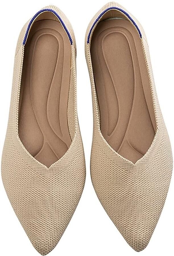 Dailygoody Dames Ballet Flats Casual Schoenen Zwart