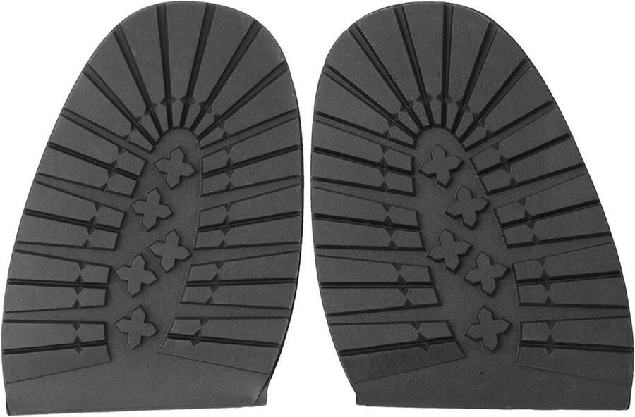 Dailygoods Dailygoody Schoenbodem vervanging Antislip rubberen zool Zacht en flexibel Zwart Ideaal voor sportschoenen Verlicht voetpijn Geschikt vo
