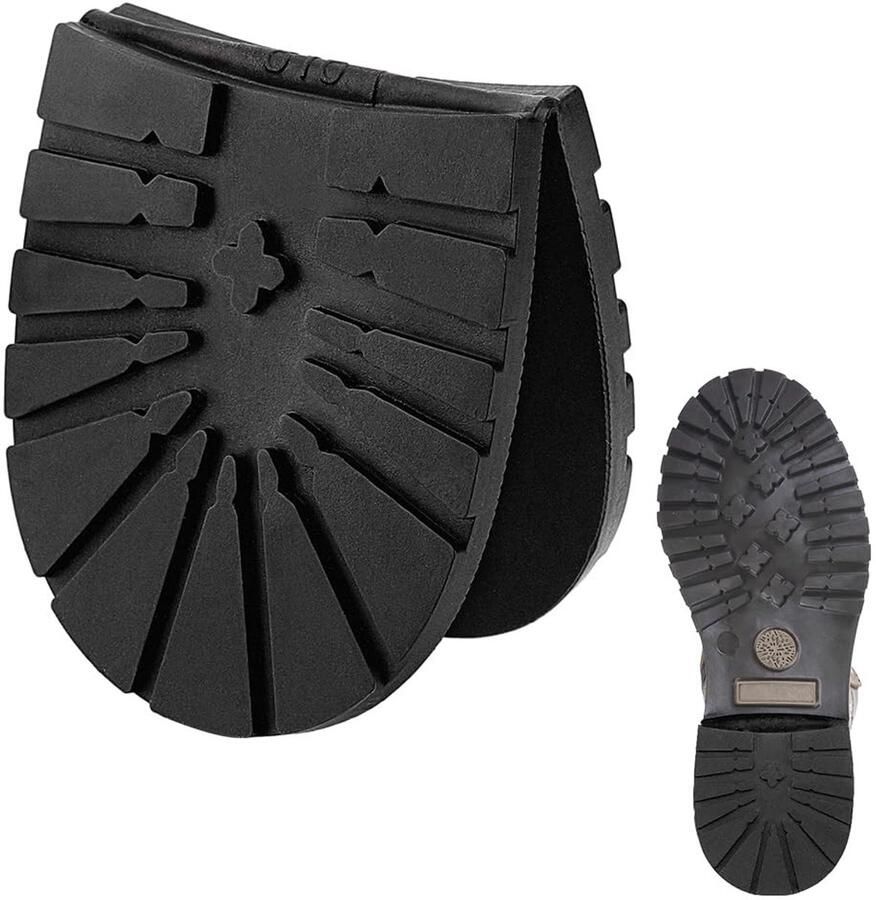 Allecto Vervangende antislipzool Duurzaam rubber Geschikt voor leren schoenen Sportschoenen Wandelschoenen Hoogwaardige kwaliteit