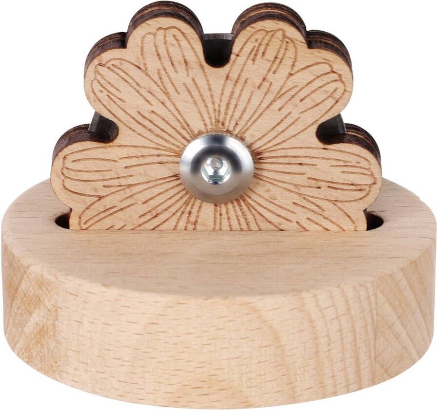 Daisy Draadsnijder 7 5x Quilten Naaien Draadsnijder Tafelblad Garensnijder Hout Blade Saver Draadsnijder Draadsnijgereedschap met Antislipstandaard Roterende Messen voor Naainaad