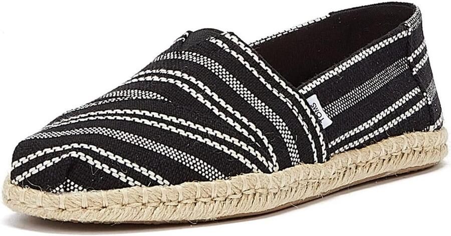 Dames Alpargata Instapschoenen met Touwdetail Comfortabele Platte Zomerschoenen