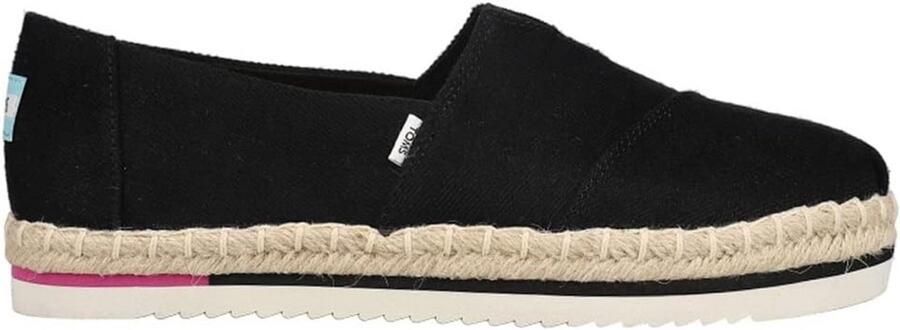 Dames Espadrille Platform Instappers met Touwzool