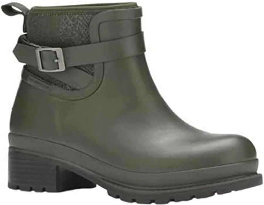 Dames Ankle Rubber Enkellaarsje voor Outdoor en Casual Gebruik